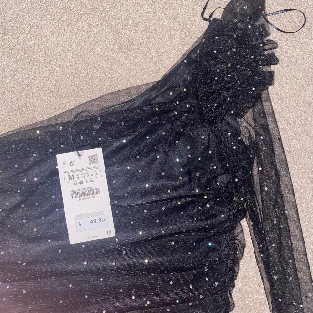 Sparkly Zara dress!